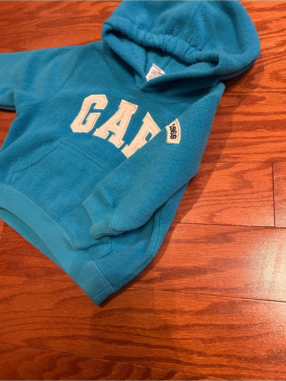 Vintage GAP Fleece Pullover Hoodie Baby 3-6 Months